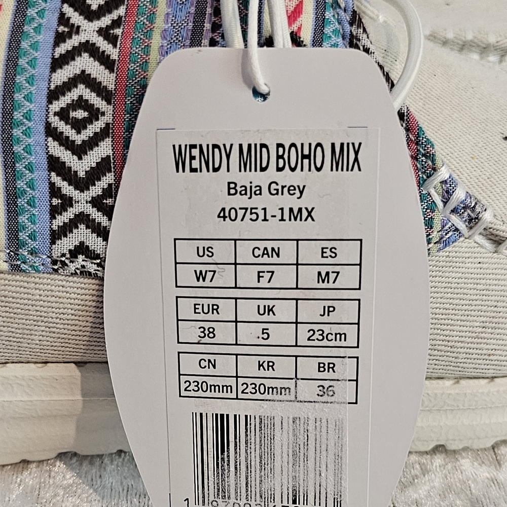 *NWT* Hey Dude "Wendy" Mid Boho Women's Sneakers - Picture 11 of 11